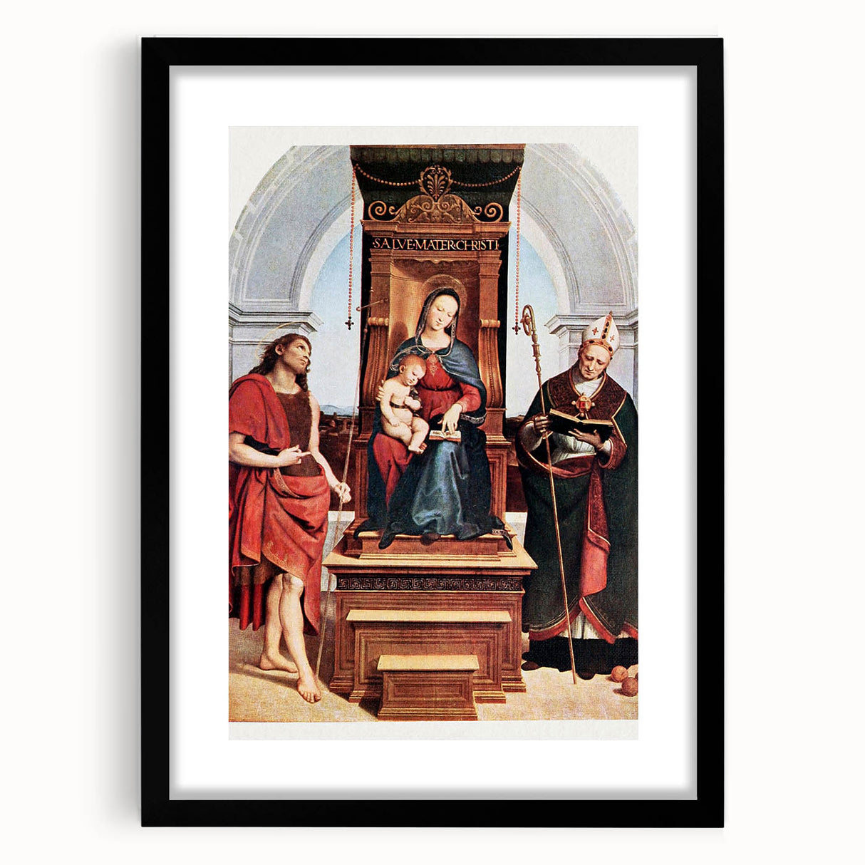 Renaissance Art Prints: Raphael's Ansidei Madonna Masterpiece