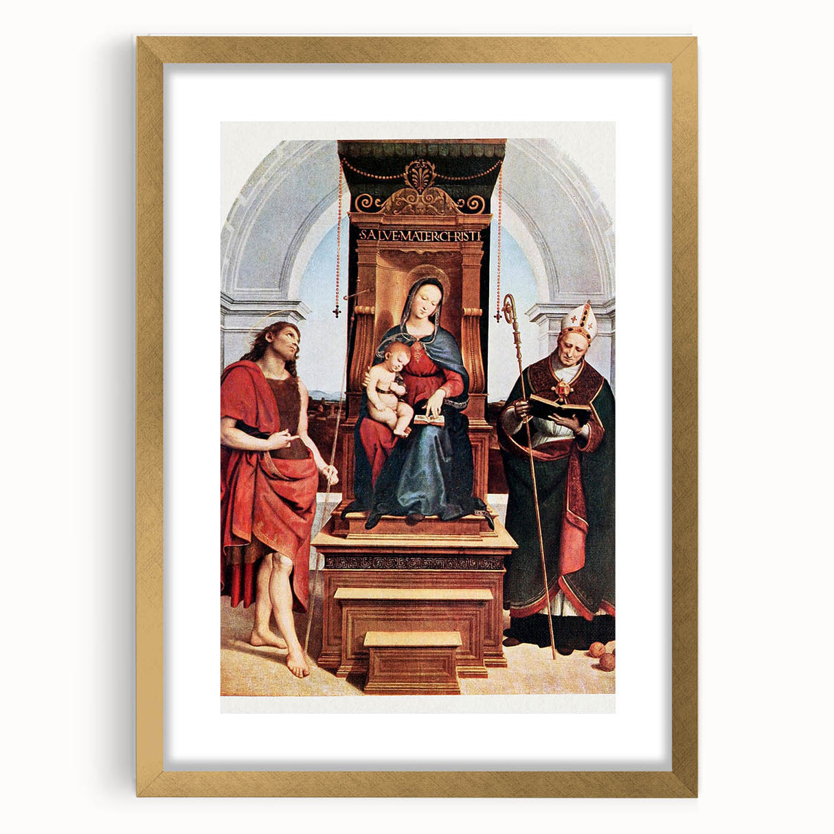Renaissance Art Prints: Raphael's Ansidei Madonna Masterpiece
