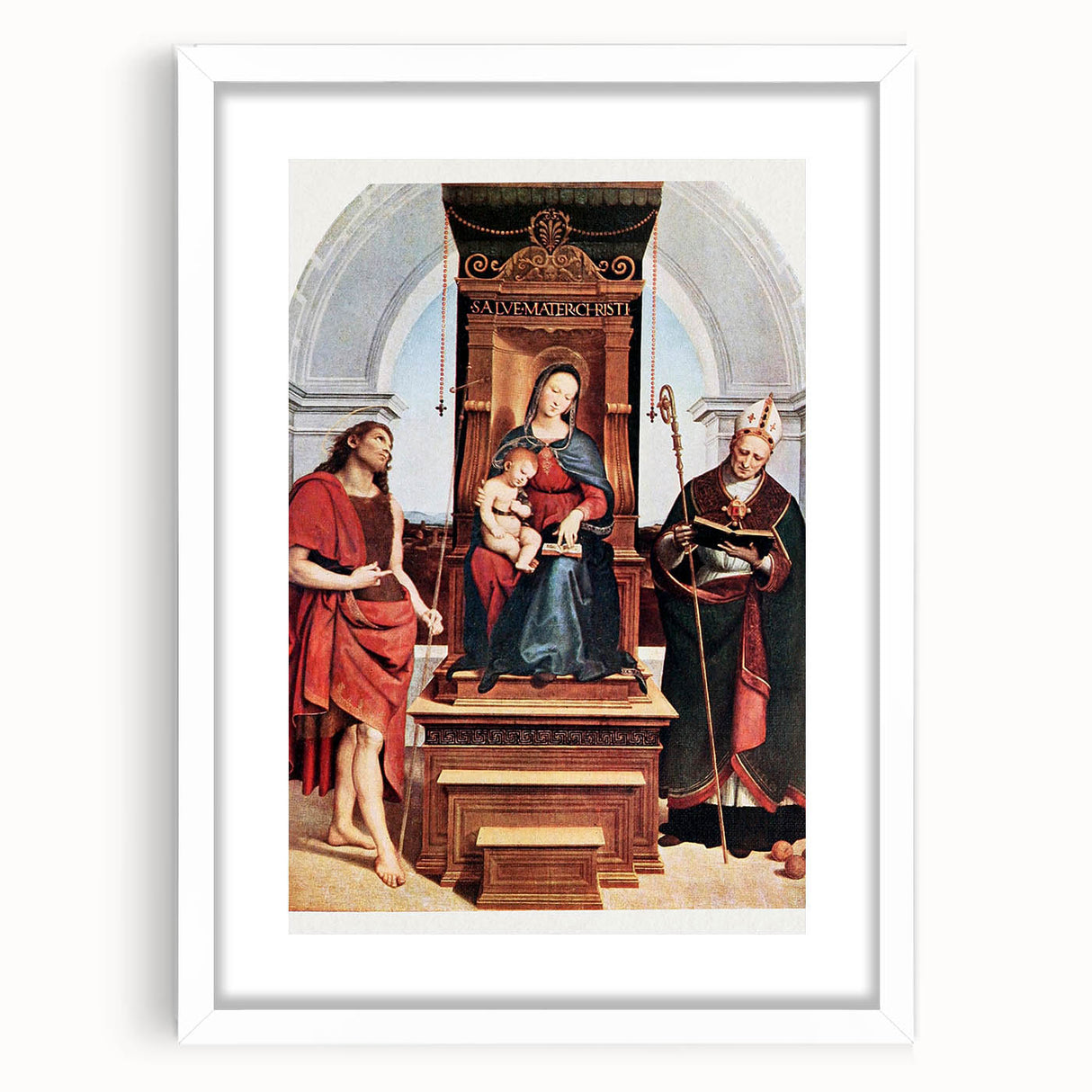 Renaissance Art Prints: Raphael's Ansidei Madonna Masterpiece