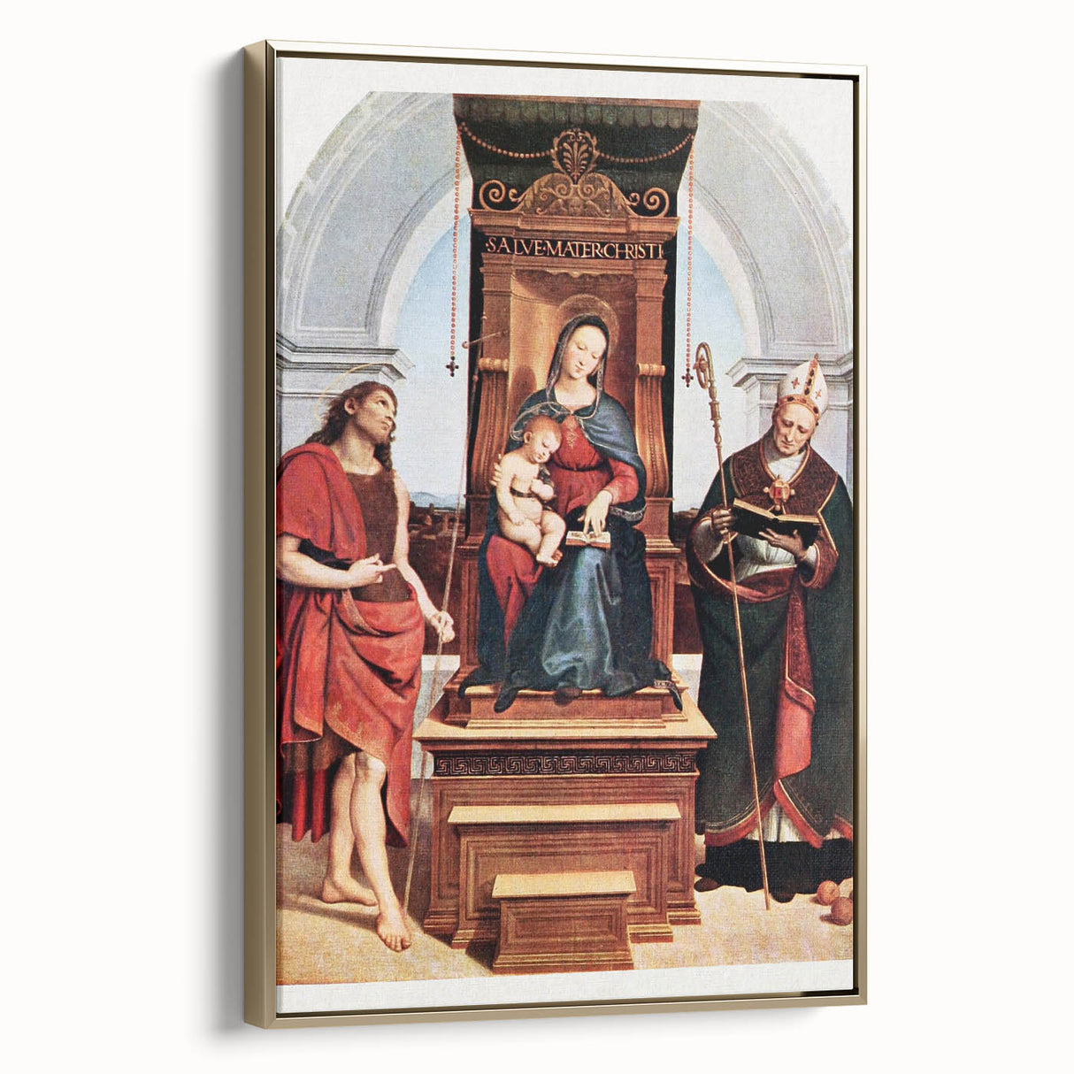 Renaissance Art Prints: Raphael's Ansidei Madonna Masterpiece