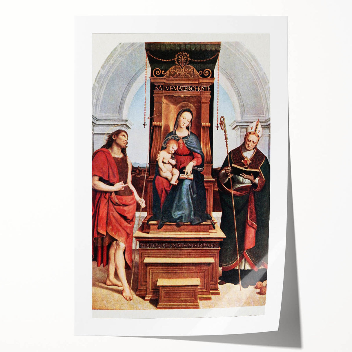 Renaissance Art Prints: Raphael's Ansidei Madonna Masterpiece