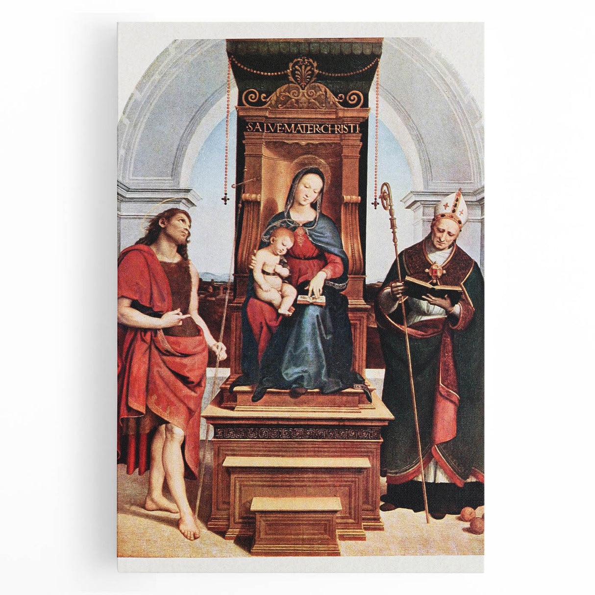 Renaissance Art Prints: Raphael's Ansidei Madonna Masterpiece