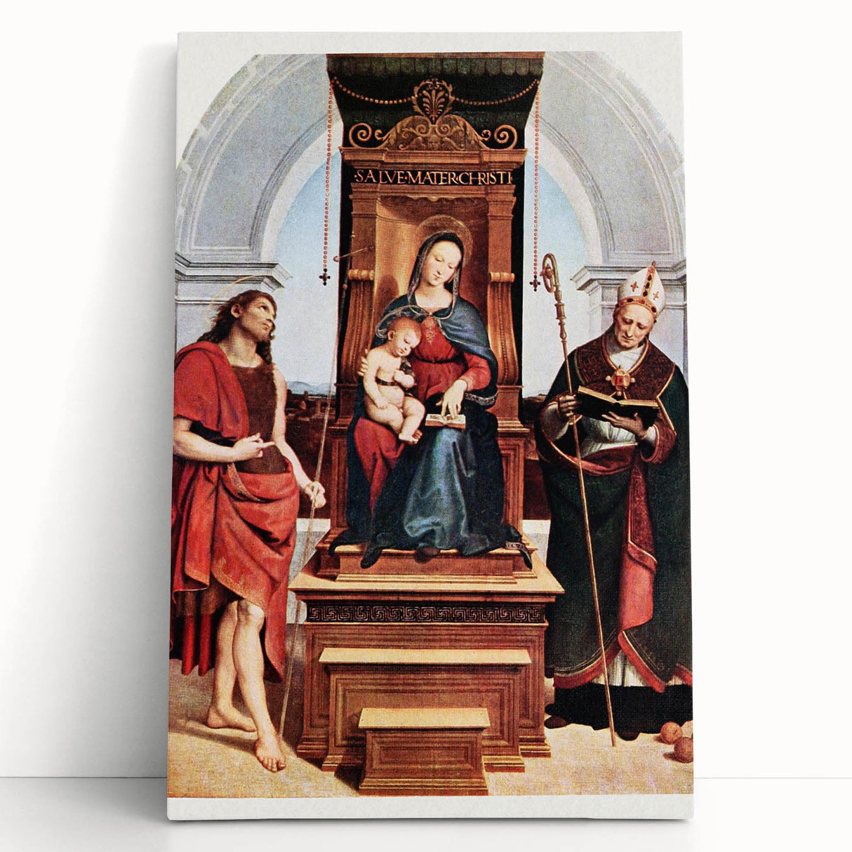 Renaissance Art Prints: Raphael's Ansidei Madonna Masterpiece