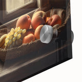 Rustic Fruit Basket - Vintage-Inspired Kitchen Wall Art