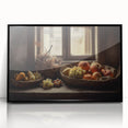 Rustic Fruit Basket - Vintage-Inspired Kitchen Wall Art