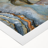 Art deco poster of a vibrant Mauritius landscape on rolled canvas, suitable for dining room wall art.