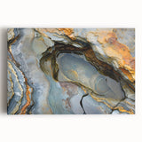 Black and white photo of Mauritian landscape on large stretched canvas, suitable for kitchen wall art.