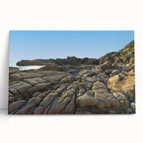 Black and white photograph of Asian scenery on a large stretched canvas, ideal for kitchen wall art or bedroom ambiance.