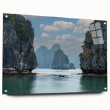 Acrylic print of a vibrant Vietnamese landscape, ideal for dining room or bedroom decor.