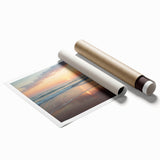 Extra large wall art depicting a vibrant Cuban landscape with lush florals on a rolled canvas.