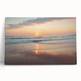 Black and white stretched canvas of a Caribbean scenery, ideal for kitchen wall art.