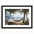 Extra large wall art featuring an abstract depiction of the Caribbean with vibrant, textured colors on a framed canvas.