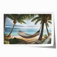 Extra large rolled print of a Puerto Rican scenery with vibrant floral elements, ideal for dining room wall art.