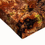 Large art featuring a black and white landscape of Albania on stretched canvas, ideal for bedroom wall decor.