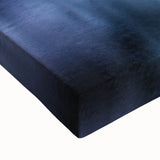 Large art featuring a black and white landscape painting of an Austrian scenery on stretched canvas.