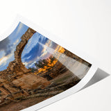 Extra large wall art featuring line art flowers in subtle hues, printed on rolled canvas.