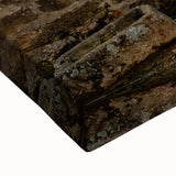 Large art of a black and white Cypriot landscape on stretched canvas, suitable for bedroom wall decor.