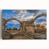 Black and white photograph of a European cityscape on stretched canvas, suited for kitchen or bedroom wall art.