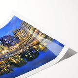 Extra large rolled print of line art flowers in muted earth tones, ideal for large living room wall art.