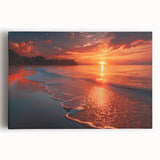 Black and white photograph of Crete's coastal scenery on stretched canvas, ideal for kitchen wall art.