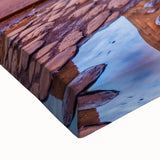 Black and white landscape art painting of Rome on stretched canvas, ideal for bedroom wall art.