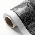 Art deco poster of Venice scenery on rolled canvas, displaying muted earth tones, ideal for nursery wall art.