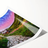 Extra large wall art featuring line art flowers in subtle hues on a rolled print, ideal for large living room wall decor.