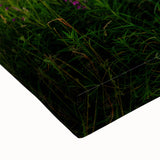 Black and white landscape art painting of a European scenery on stretched canvas, ideal for bedroom wall decor.