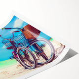 Extra large wall art depicting line art flowers in muted earth tones, ideal for large living room wall decor.