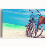 Black and white photograph of Yucatan scenery on large stretched canvas, ideal for kitchen wall art.