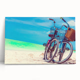 Large black and white photo of Yucatan scenery on stretched canvas, ideal for kitchen wall art.