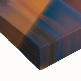 Large art of an Iranian landscape in black and white on stretched canvas, ideal for bedroom wall decor.