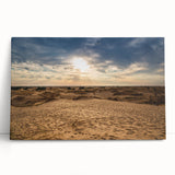 Black and white photo of Oman scenery on stretched canvas, ideal for kitchen wall art or bedroom ambiance.