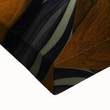 Large art featuring a black and white landscape of Canterbury, New Zealand on stretched canvas.