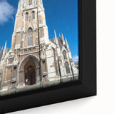 Extra large framed canvas featuring a textured depiction of Otago, New Zealand in black with colorful accents.