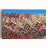 Black and white large art print of Argentina's landscape on stretched canvas, ideal for kitchen wall art.
