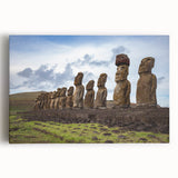 Black and white photograph of Chilean landscape on stretched canvas, suitable as large kitchen wall art.