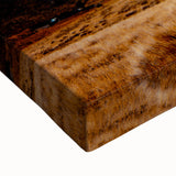 Black and white landscape art painting of Ecuadorian scenery on stretched canvas, ideal for bedroom wall decor.