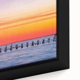 Close-up of a textured black wall art depicting Alabama scenery, with vibrant colors on a framed canvas.