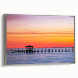 Landscape art painting of Alabama scenery on a framed canvas, featuring colorful art with black and vintage poster elements.