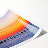 Extra large wall art featuring line art flowers in muted earth tones on a rolled canvas, ideal for large living room decor.