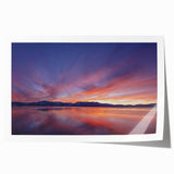 Rolled print of Lake Tahoe with serene blue and green tones, ideal for art wall dining room or classy bathroom wall art.