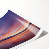 Extra large wall art featuring a line art floral design on rolled print, ideal for large living room decor.