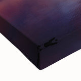 Black and white landscape art painting of Lake Tahoe on stretched canvas, ideal for bedroom wall decor.