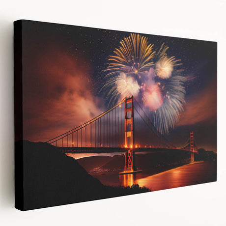 San Francisco skyline in muted gray and blue tones on a large stretched canvas, ideal for kitchen wall art.