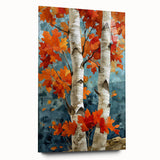 Acrylic print of a large abstract depiction of Aspen, Colorado in muted earth tones.