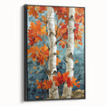 Black and white framed canvas of Aspen, Colorado landscape, ideal for bedroom wall decor.