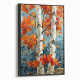 Black and white framed canvas of Aspen, Colorado landscape, ideal for bedroom wall decor.