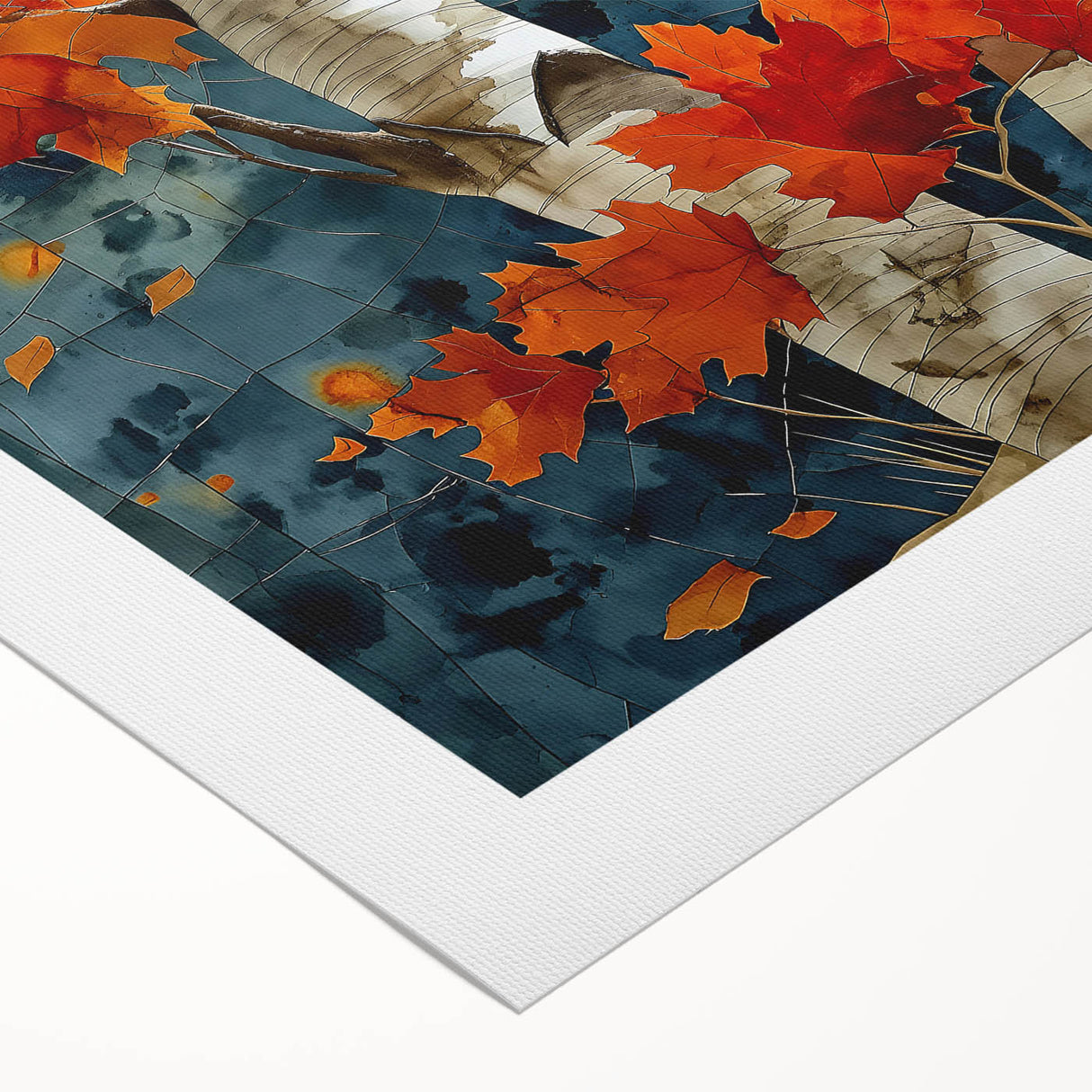 Art deco poster of Aspen, Colorado landscape on rolled canvas, featuring muted earth tones, ideal for dining room wall art.