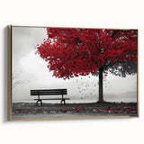 Framed canvas depicting a vintage-style landscape of Denver, Colorado in muted gold and black tones.